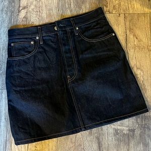 Helmet Lang denim skirt